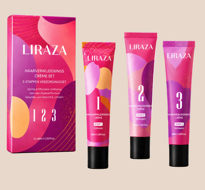 Liraza SmoothTrilogy – 3-Staps GezichtsOntharingsset.